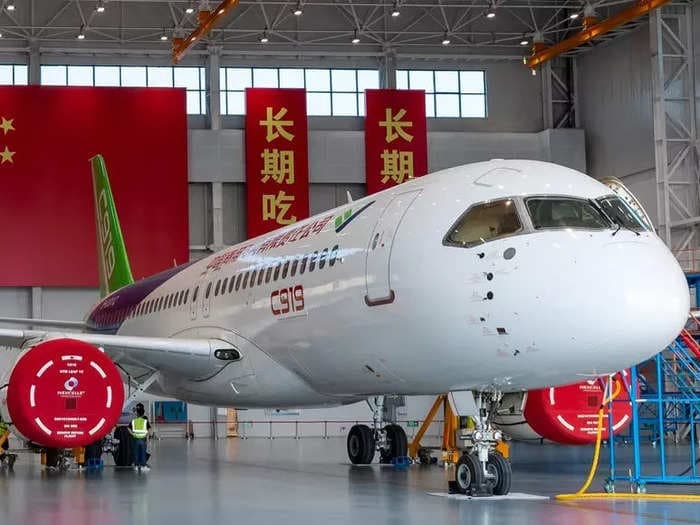 Meet the Comac C919, the first mainline airliner made by a Chinese company that could begin deliveries this year