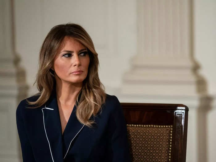 Melania Trump said a school refused to accept her charitable donation, calling it a 'politically-motivated decision'