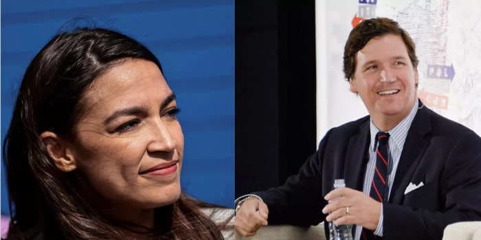 Tucker Carlson said there's 'no place on Earth' that AOC 'would be recognized' as a 'woman of color'