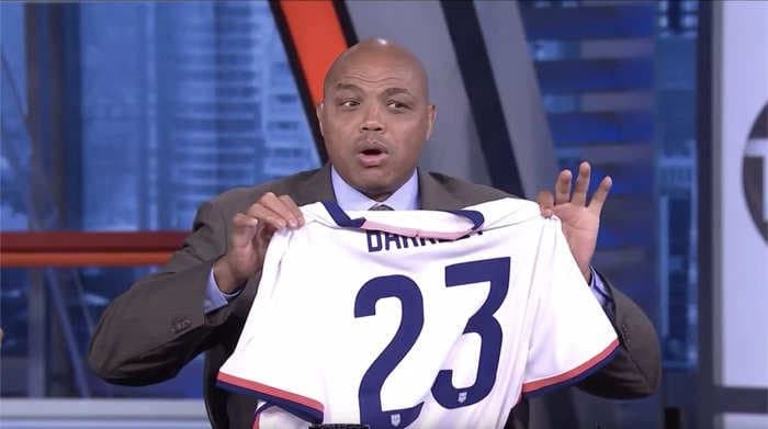 Charles Barkley blasted US Soccer and said he'll only wear a women's team jersey because 'the men suck'
