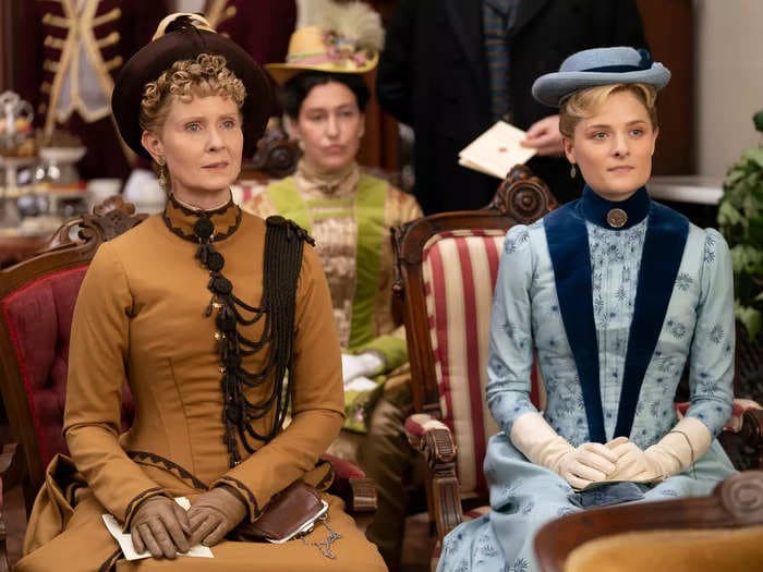 'The Gilded Age' star says she felt the 'ghosts in the room' when they were filming scenes in a real historic mansion