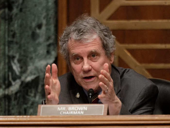 Senator Sherrod Brown warns Americans to be careful about putting their money in 'fintechs that want to act like banks'