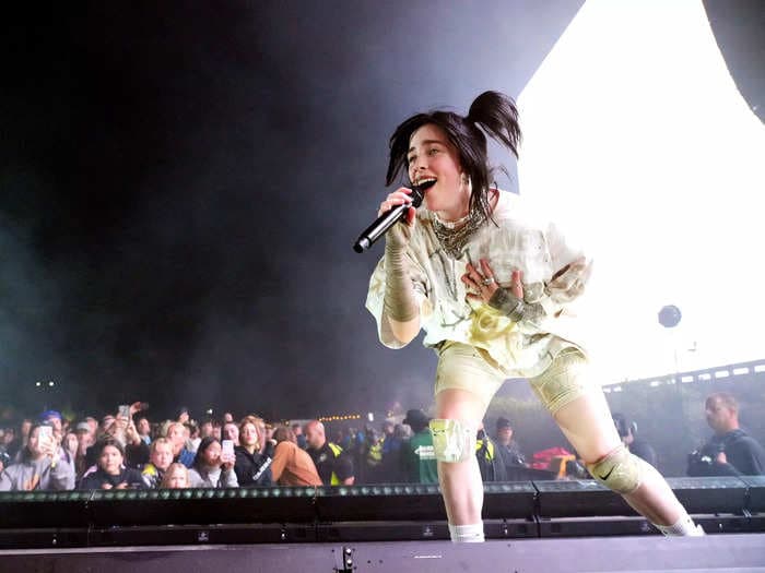 Billie Eilish said she 'should not be headlining' Coachella and ended her performance with 'sorry I'm not Beyoncé'