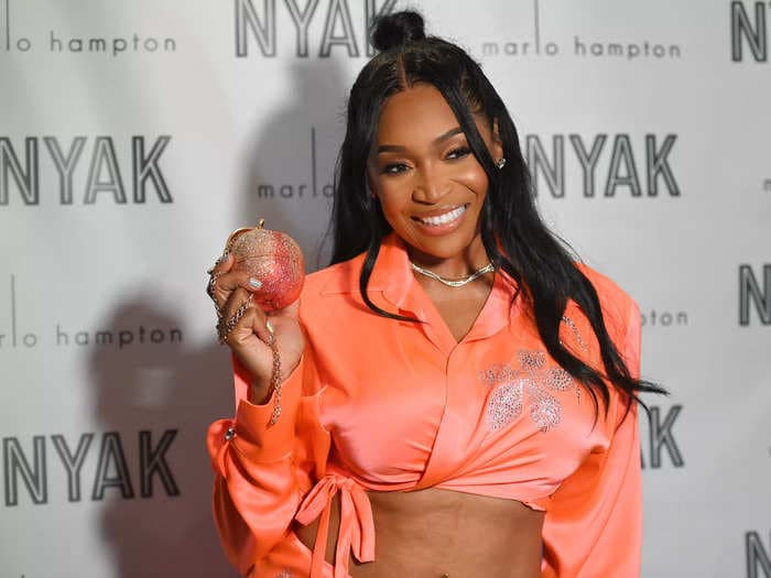Marlo Hampton says she was comfortable going full time on 'Real Housewives of Atlanta' because she could clear up the 'awful' rumors about her