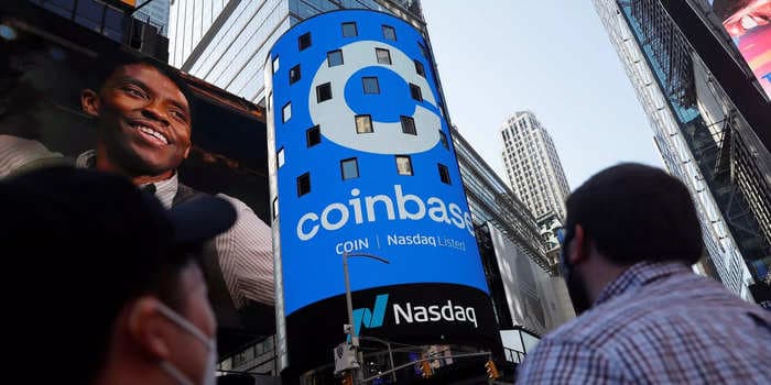 Coinbase surges 14% after outlining plan to slow down hiring during crypto market downturn