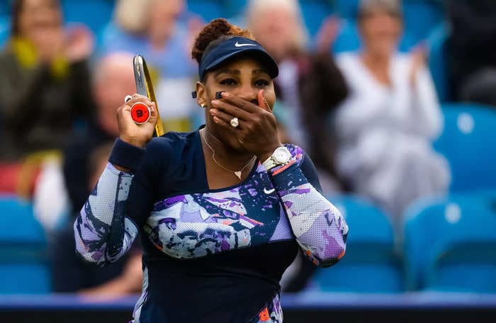 Serena Williams pulled off a brilliant comeback in her first tennis match for a year, but hinted she may still retire soon