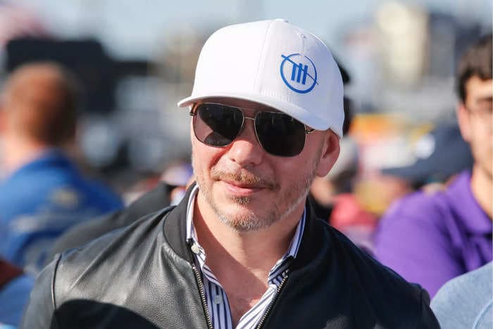 Pitbull celebrated his NASCAR team's latest win with a taco piñata filled with cash and candy