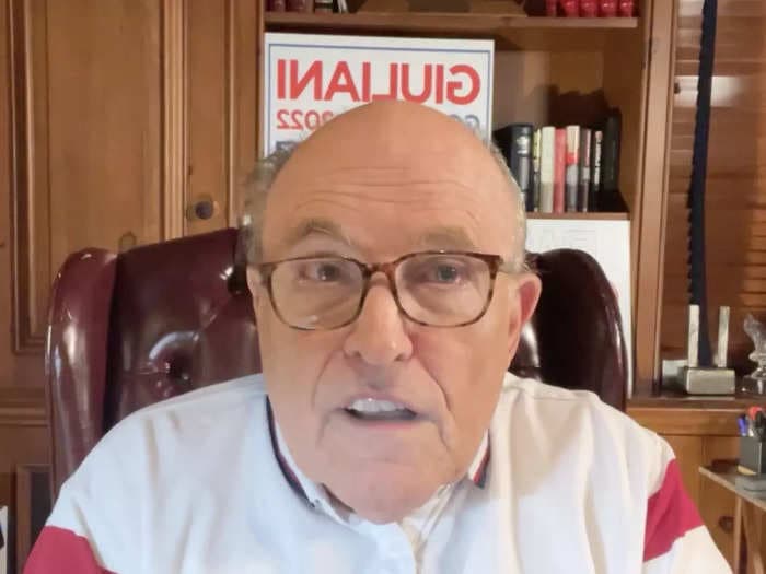 Grocery store worker accused of attacking Rudy Giuliani has been 'suspended pending termination'