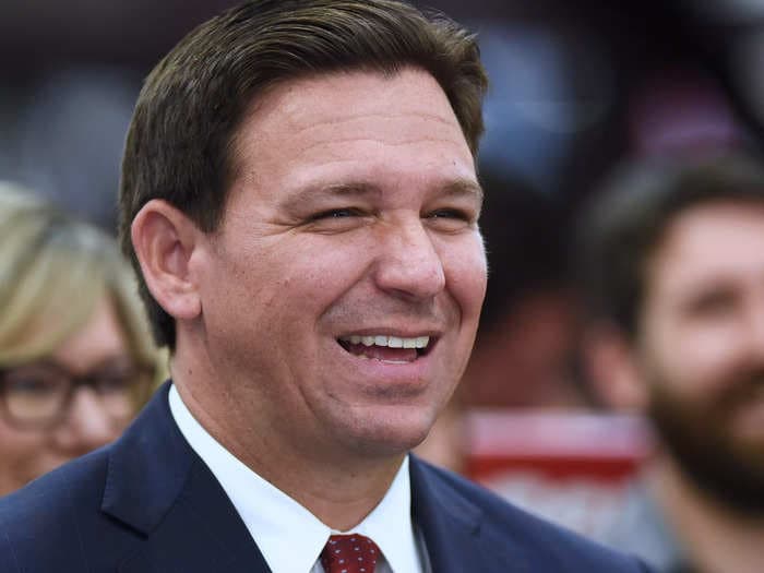 In a Trump-like move, Gov. Ron DeSantis of Florida is hawking a gold 'Freedom Team Membership Card' to his supporters