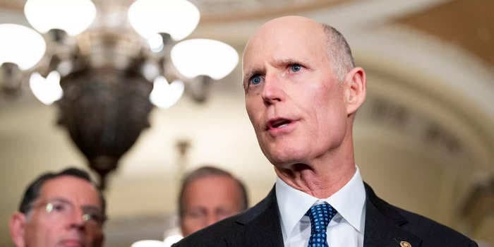 GOP Sen. Rick Scott says midterm elections will be about 'gas prices and food prices' and not Trump
