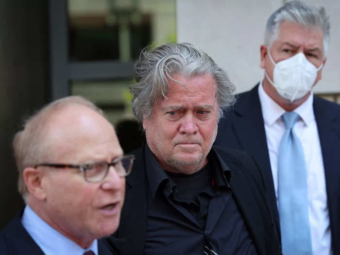 Steve Bannon said he's willing to go to prison to support Trump after his contempt conviction: 'If I go to jail, so be it'