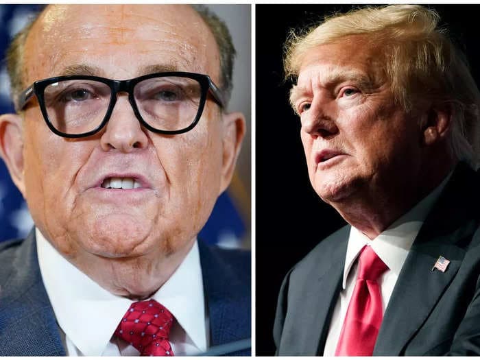 A Rudy Giuliani associate wrote a letter asking Trump to give him a 'general pardon' and the Presidential Medal of Freedom after January 6 attack, book says