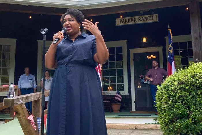 Georgia Democrats Abrams, Warnock are courting voters in the state's rural, Republican-heavy terrain