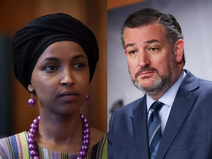 Ilhan Omar calls Ted Cruz a 'miserable little weasel' for attempting to overturn Biden's student-loan forgiveness in court