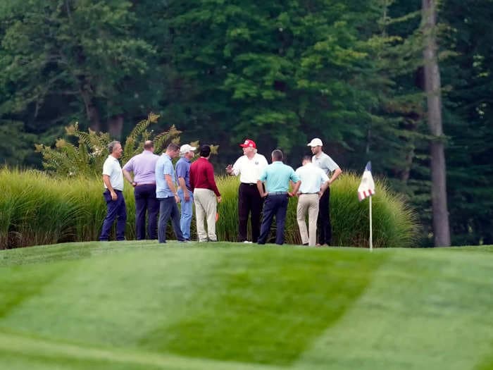 Donald Trump's visit to his Virginia golf course was in preparation for 2023 LIV Golf event