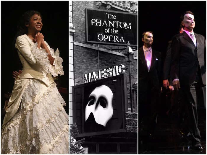 'The Phantom of the Opera' will close in 2023 after 35 years on Broadway. Here are 10 stunning photos from the show's historic run.