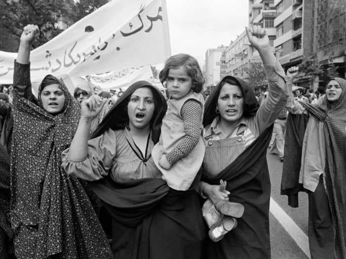 Women in Iran are burning headscarves and cutting their hair in anti-hijab protests. They follow a long history of rising up for a woman's right to choose.