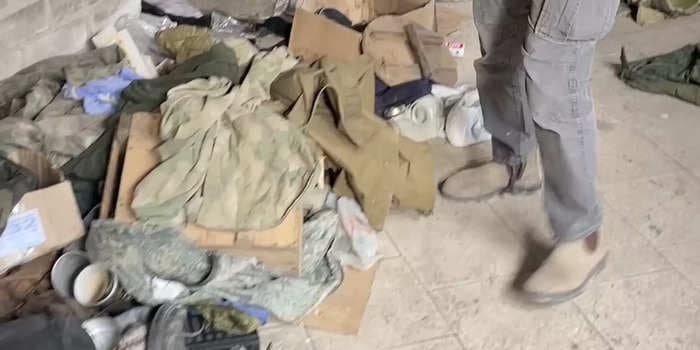 Russian soldiers lived in squalor, left poop on the floor in occupied homes and ran away so fast they didn't finish cooking, new report says