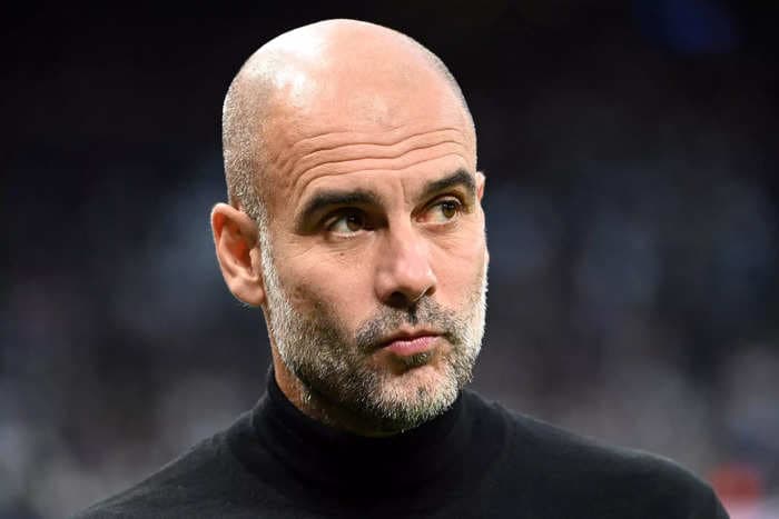 Manchester City's manager claimed he was pelted with coins by opposition fans during a match, and then mocked their accuracy