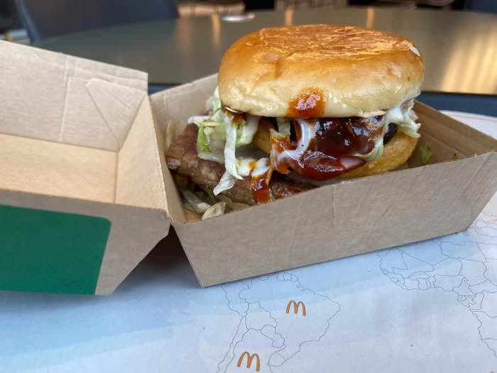 I visited McDonald's Global Menu Restaurant in Chicago &mdash; and tried delicious international fare like the Chinese Kung Pao Chicken Sandwich and Malaysian mango sundae