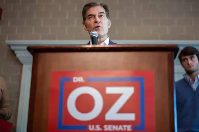 Pennsylvania GOP Senate nominee Dr. Mehmet Oz has loaned his campaign an additional $1 million, federal filing shows