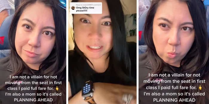 A passenger went viral for saying she refused to swap seats so a family could sit together and now a flight etiquette debate has blown up on Tiktok