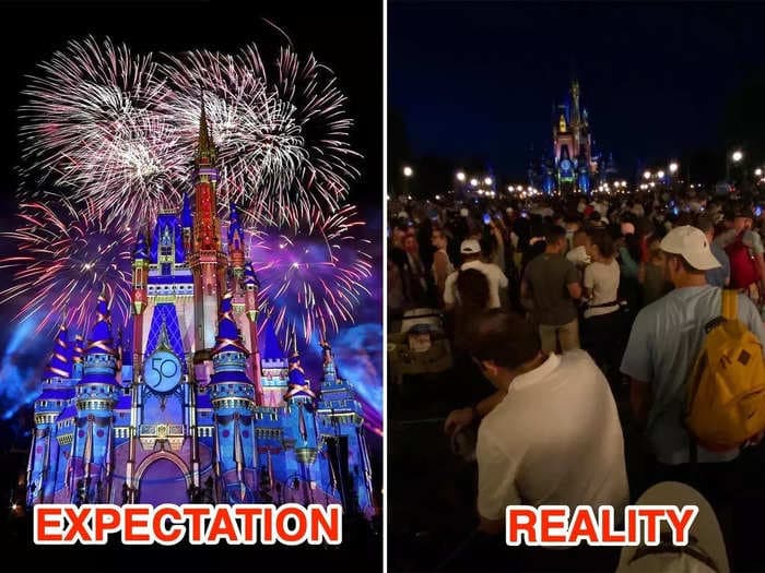 I've been visiting Disney World since I was a kid, and these disappointing photos show what a day at Magic Kingdom can really be like