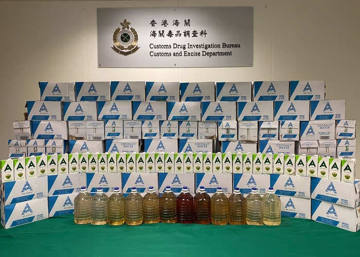 Customs authorities found $1 billion worth of meth disguised as coconut water that was headed to Australia