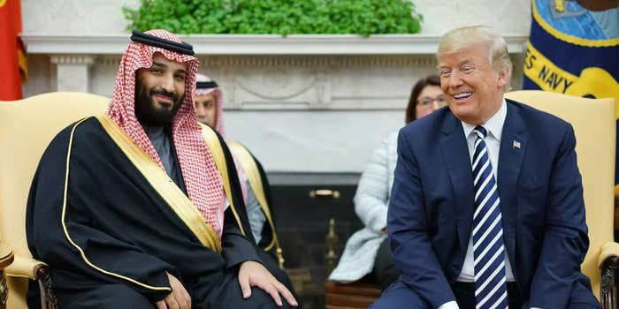 Saudi defense officials rented suites at Trump's DC hotel that cost $10,500 right before MBS visited White House