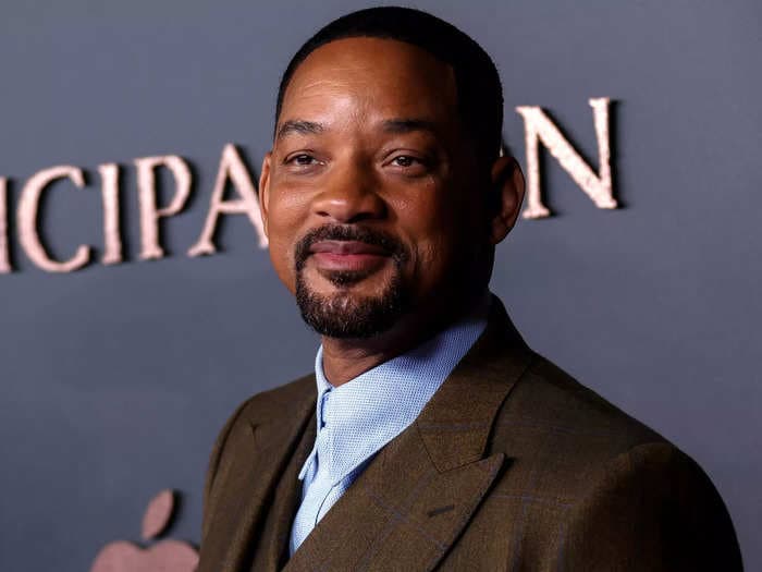 Will Smith says he was caught off-guard when an 'Emancipation' costar decided to spit on him in an improvised take