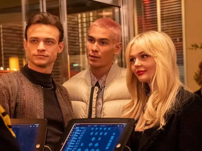 'Gossip Girl' stars Emily Alyn Lind, Evan Mock, and Thomas Doherty tease 'ups and downs' and 'lots of drama' for the triad on season 2