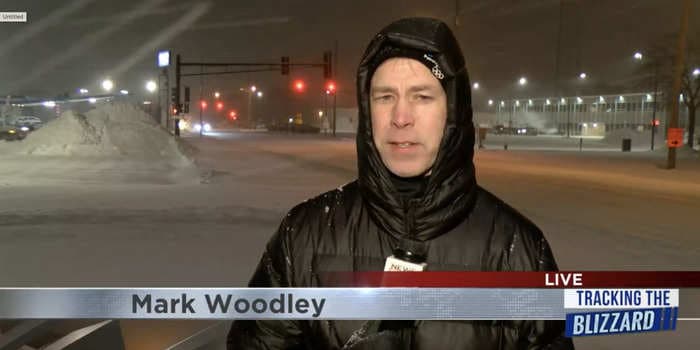A local sports reporter was not shy on air about how miserable he was covering apocalyptic winter weather in the freezing early-morning hours