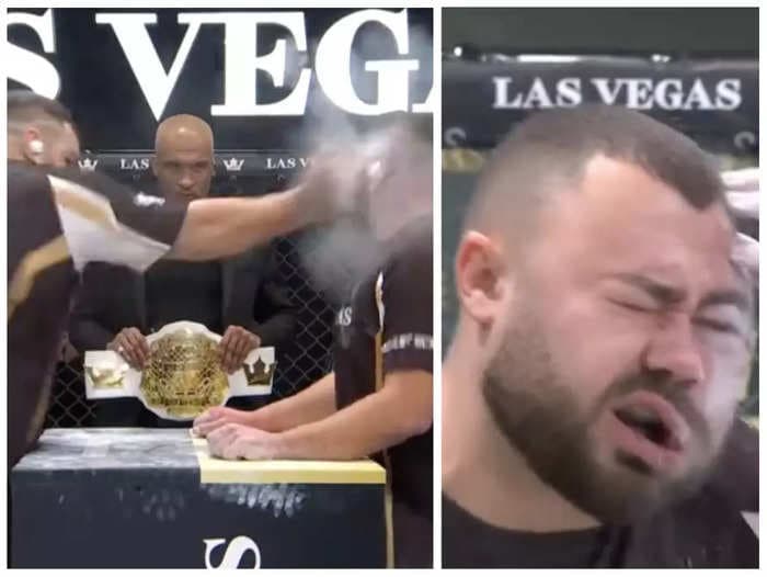 A recent slap fight showed the ugly brutality of the sport, leaving one participant's face disfigured, and yet, somehow, he still won