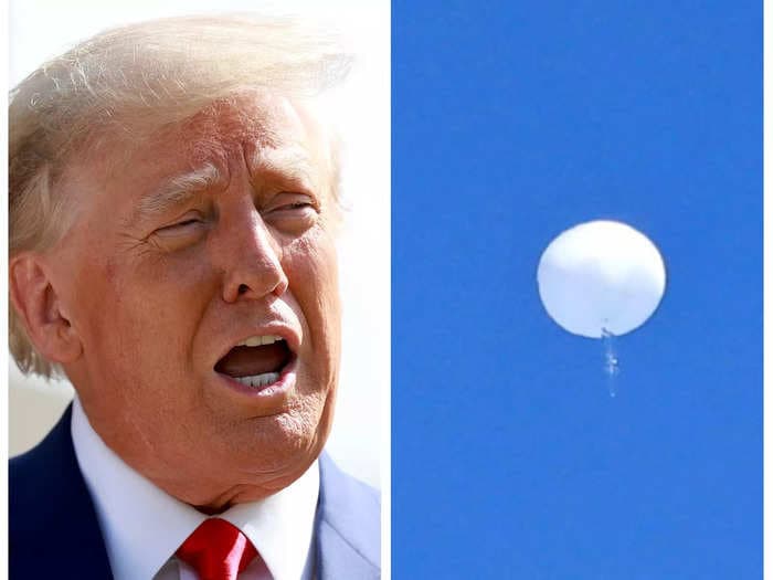 Biden aides briefed former Trump officials on the Chinese spy balloon intrusions the ex-president has claimed never happened