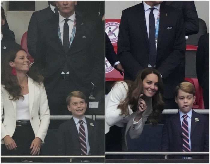 Prince George was on an emotional roller coaster as England lost Euro 2020 to Italy