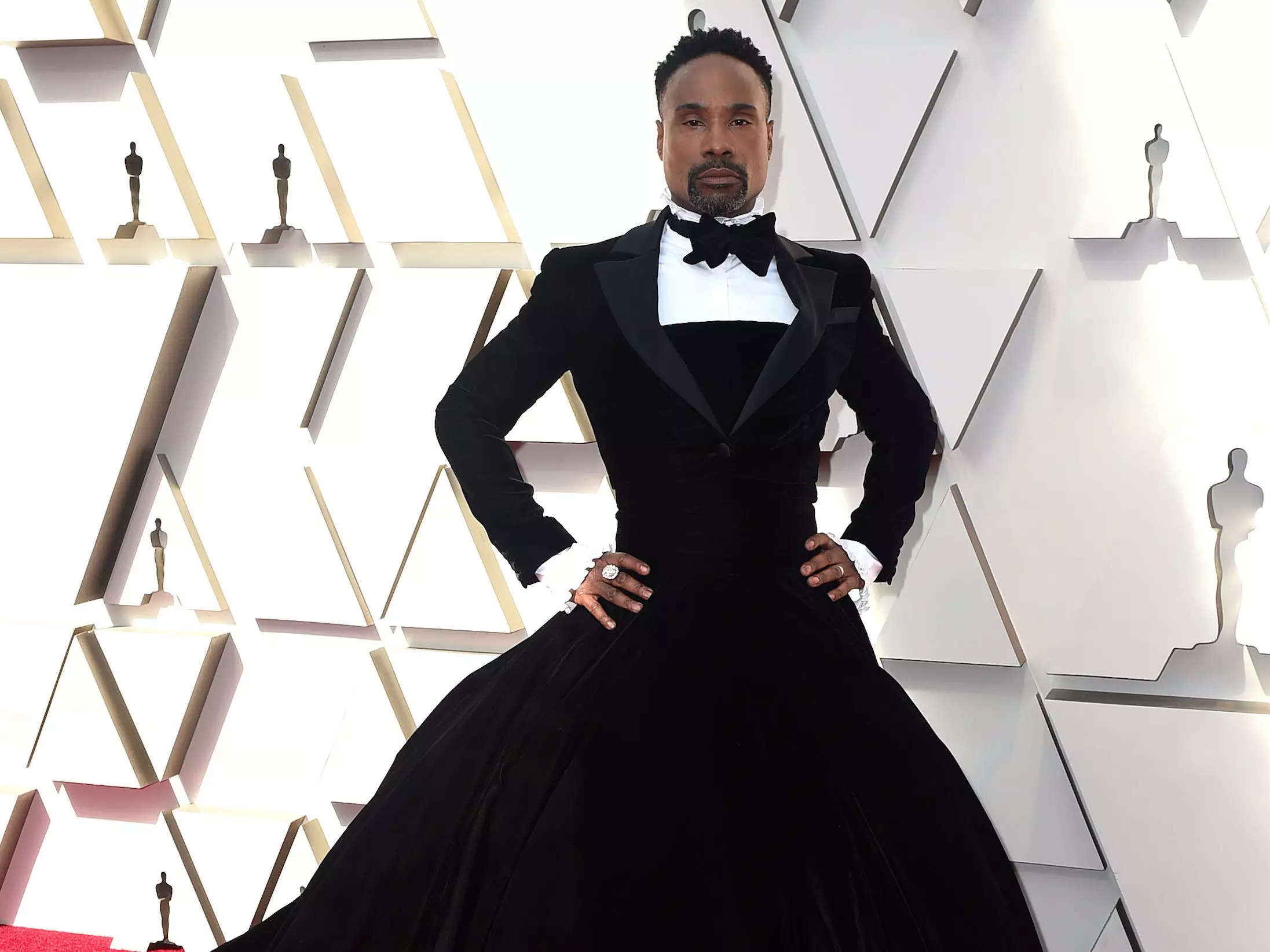 Billy Porter Honors His Game-Changing Tuxedo Gown at the 2023 Golden Globes  — This Time in Fuchsia!