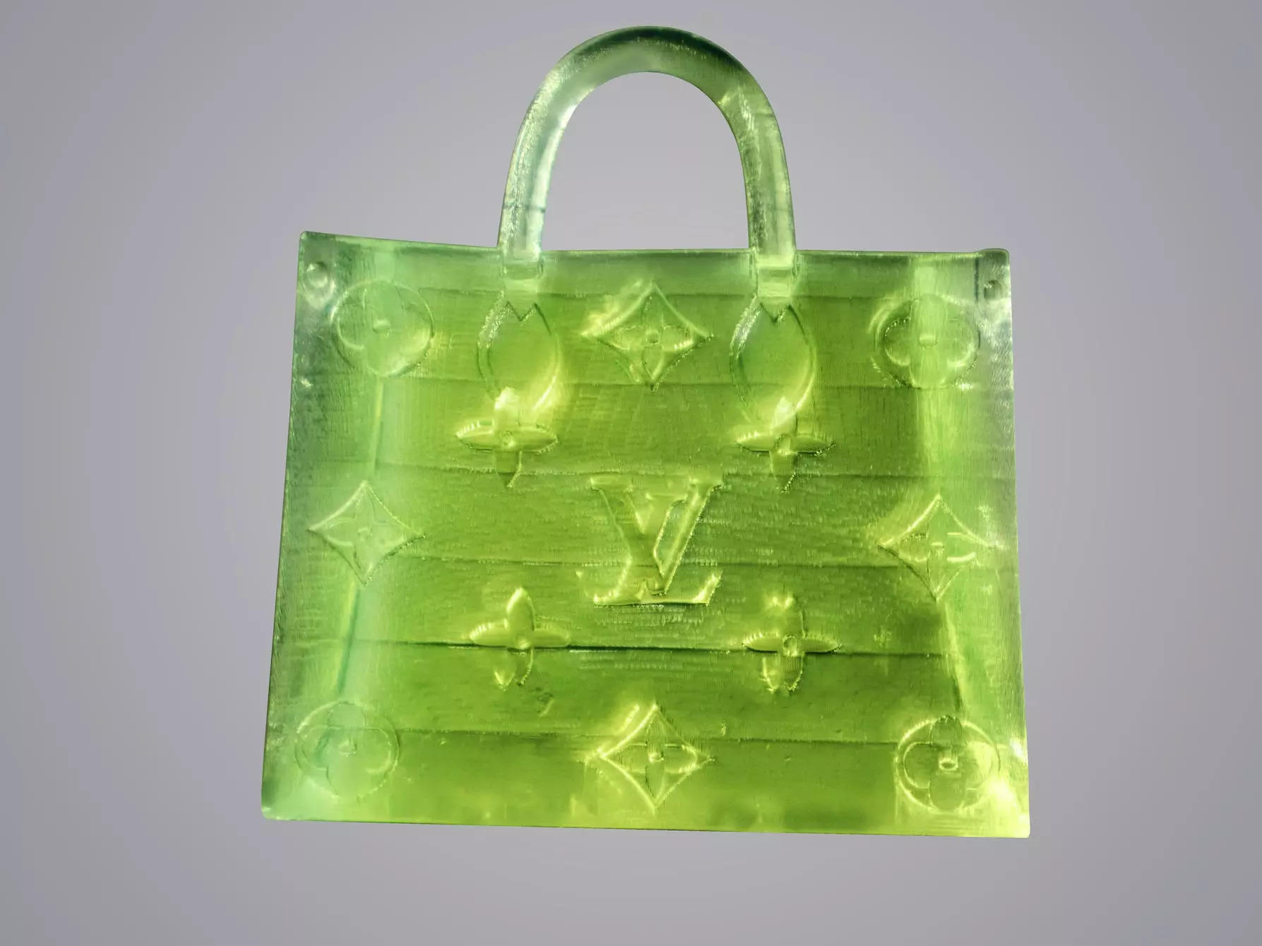 A microscopic, knockoff Louis Vuitton handbag smaller than a grain of salt  just sold for $63,750