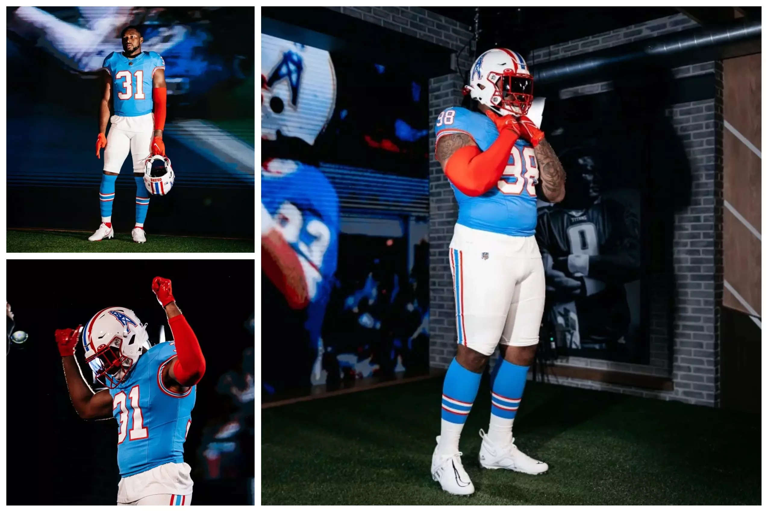 Tennessee Titans to wear Oilers throwback uniforms, maybe vs. Texans