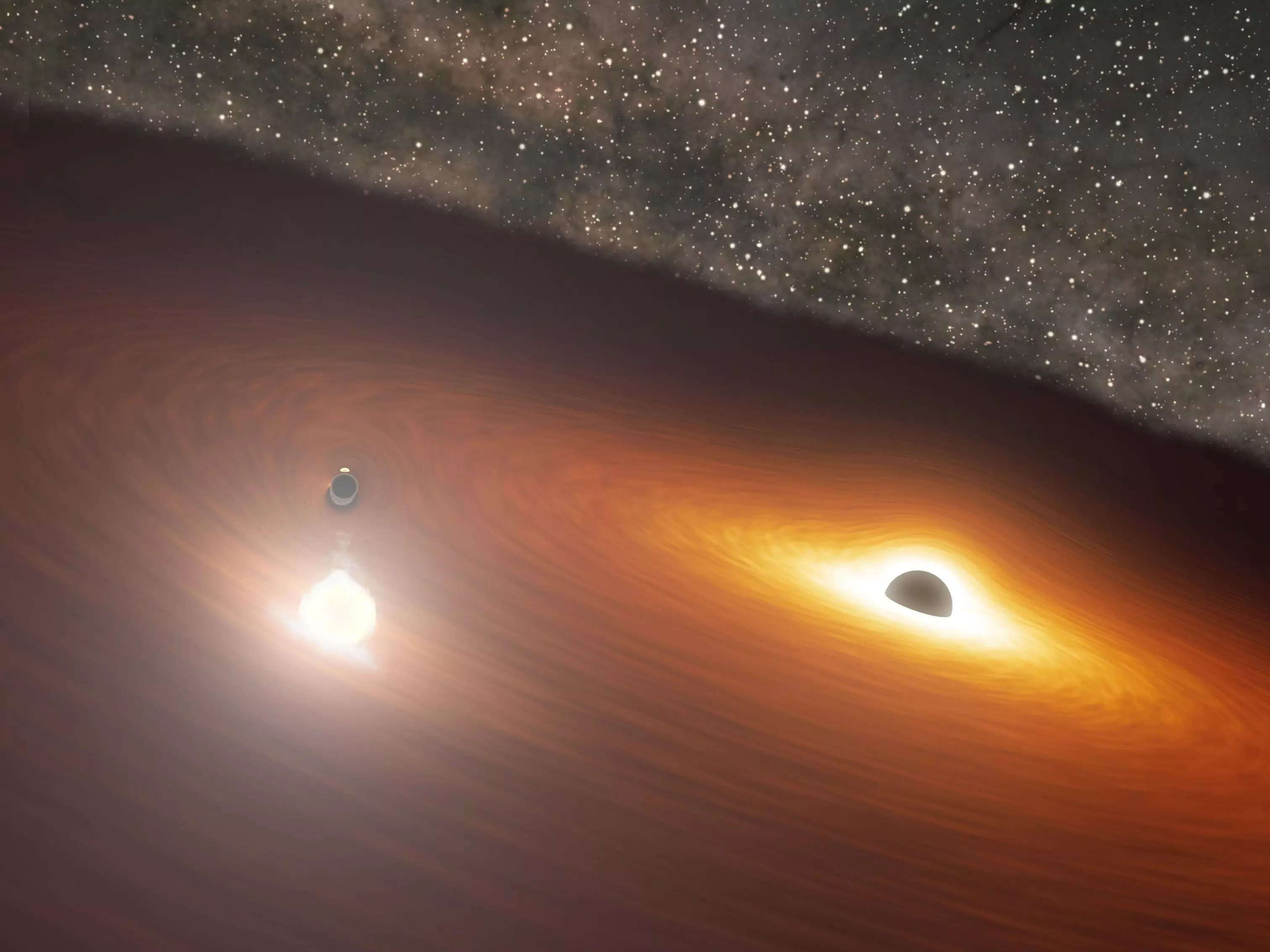 Los científicos dicen que los agujeros negros pueden acelerar a través del universo a 17.500 millas por segundo.  Este descubrimiento podría revelar nuevas leyes de la física