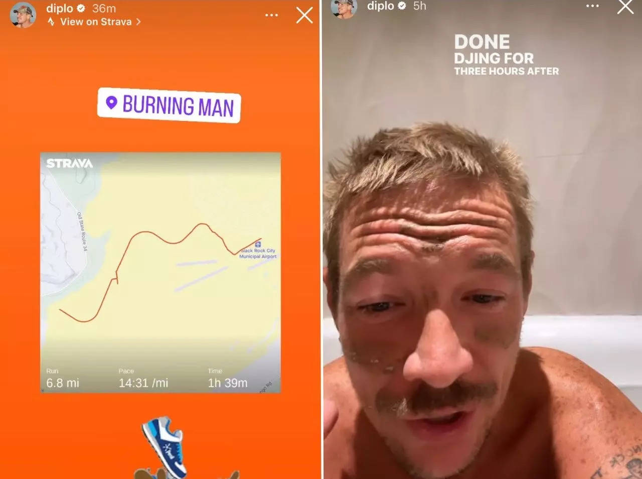 DJ Diplo defies odds, hitchhikes out of rain-drenched Burning Man