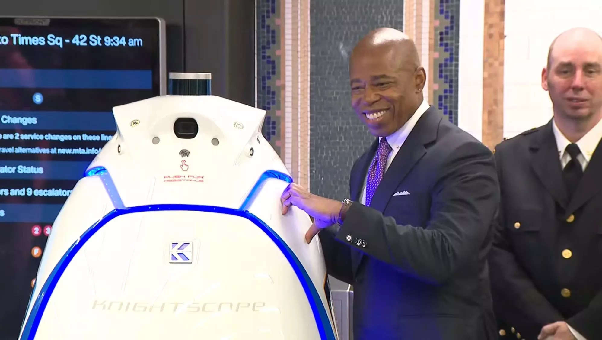 I am very sad for the NYPD's useless and purgatory-bound subway robot
