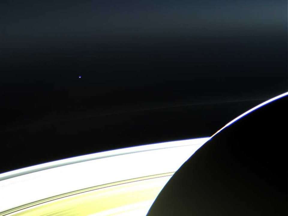 The First Glimpse Of Earth As Photographed By The Cassini Spacecraft Last Week Business