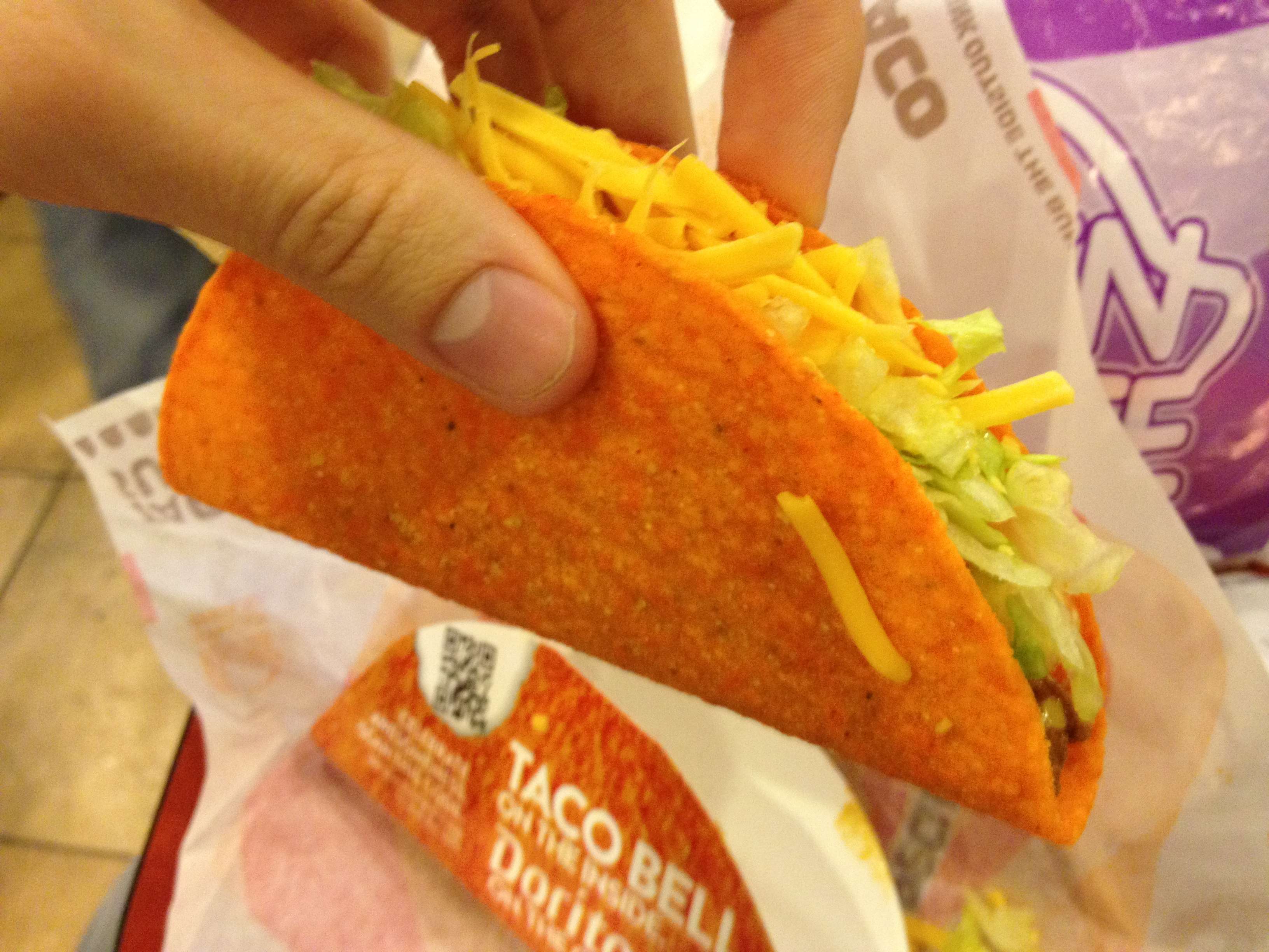 You can incorporate a Dorito shell into your Cheesy Gordita Crunch at Taco Bell