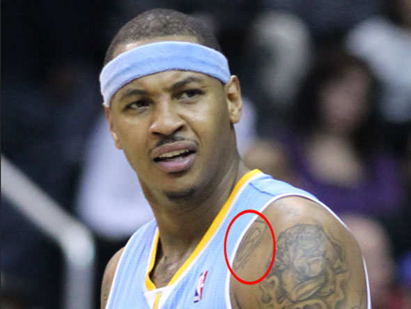 Ultimate Knicks Fan Got a Carmelo Anthony Tattoo  Tattoodo
