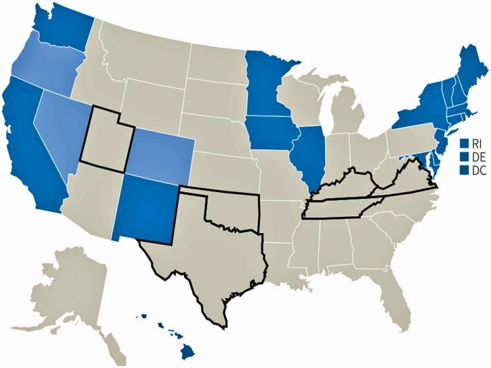 The State Of Gay Marriage Laws In America Map Business Insider