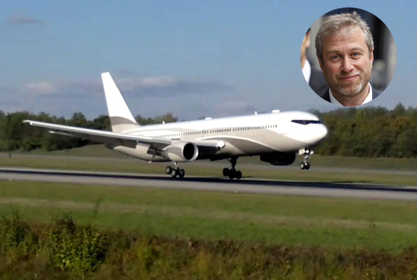 Russian billionaire Roman Abramovich's Boeing 767-33A ...