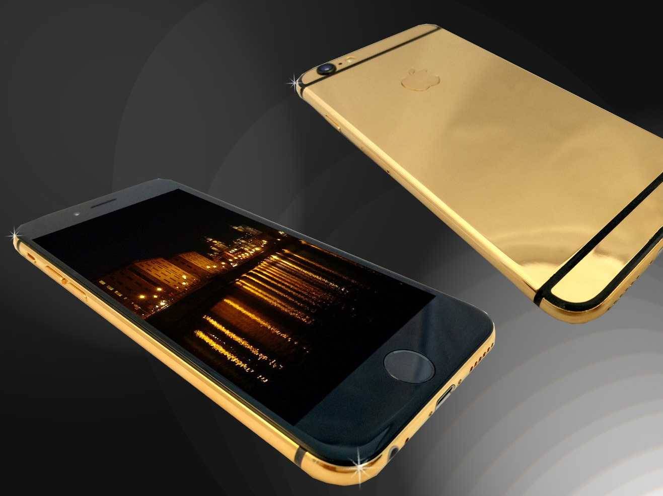 Iphone 6s золотой с черным дисплеем