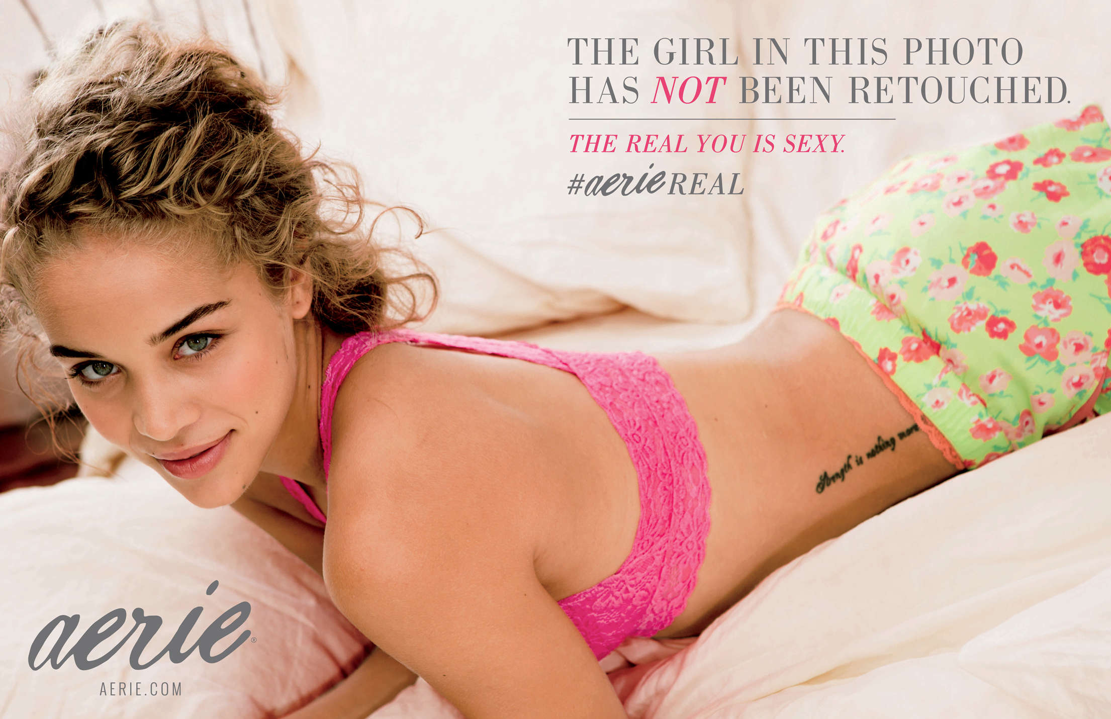 READ MORE: American Eagle Stopped Airbrushing Lingerie Models And Sales Are Soaring » 