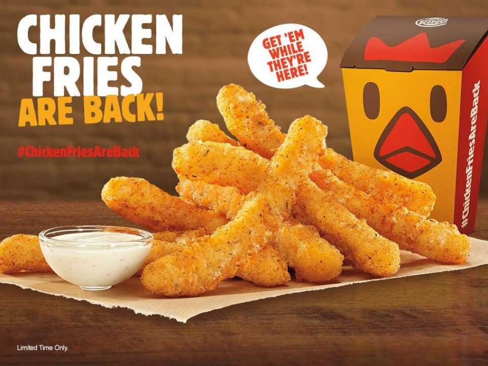 Burger King Is Putting Chicken Fries On The Menu For Good Business Insider India 