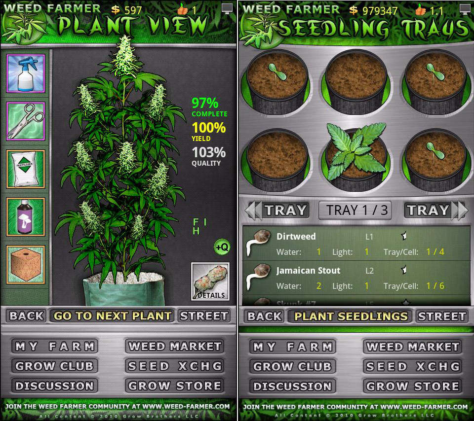 Игра про выращивание конопли гребенщиков и марихуана